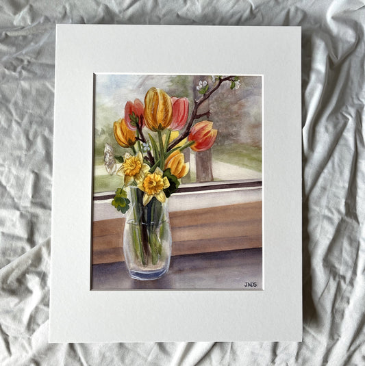 Tulips in Vase