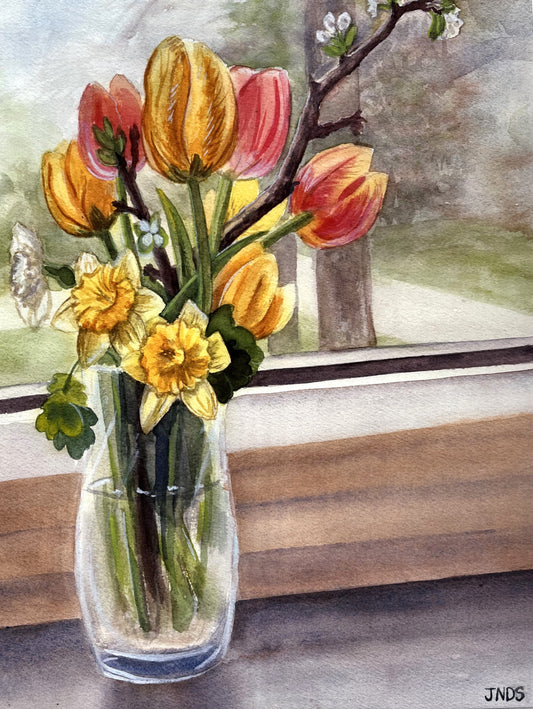 Tulips in Vase